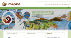 Desktop Screenshot of geologos.or.cr